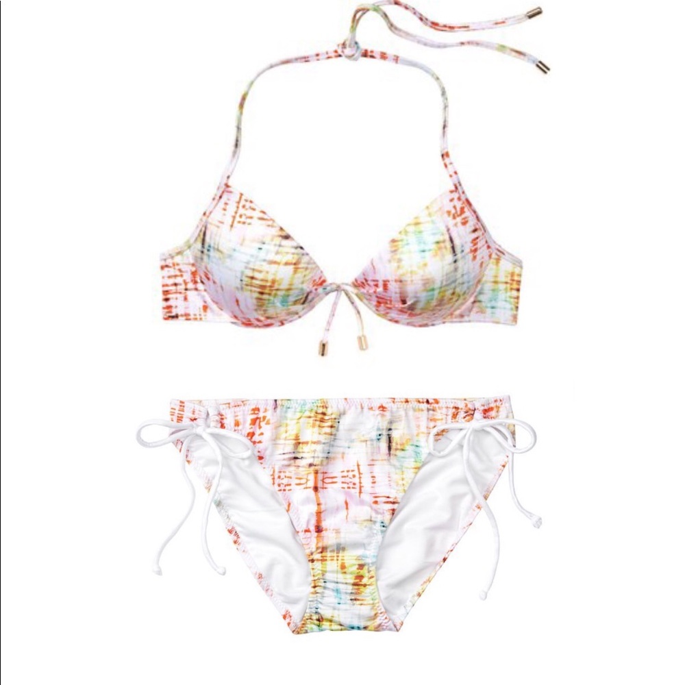 VICTORIA'S SECRET Malibu Tie dye push up bikini set